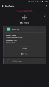Zone Alarm-แจ้งเตือนแอปที่อันตราย
