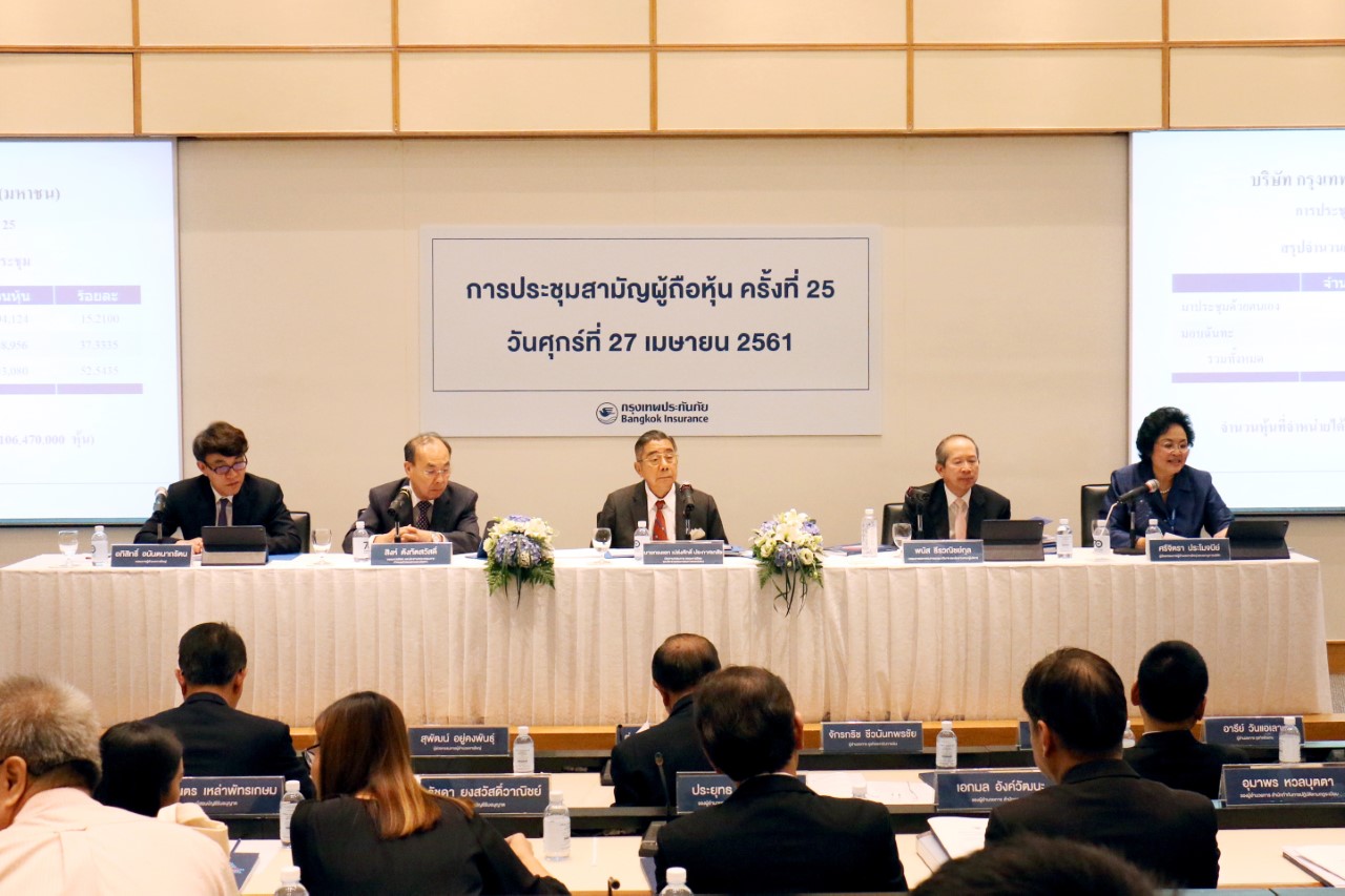 BKI ประชุมสามัญผู้ถือหุ้น ครั้งที่ 25