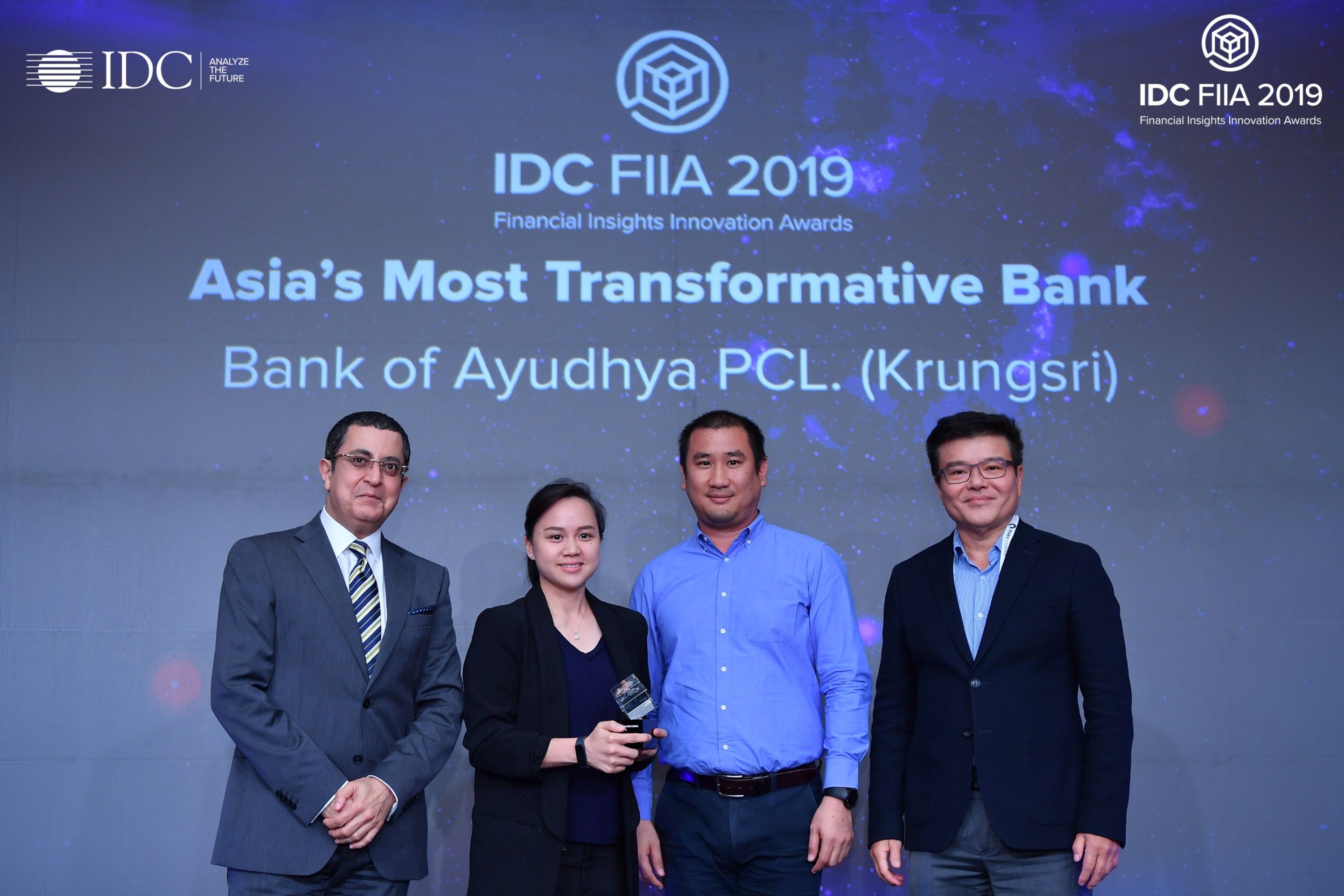 กรุงศรี คอนซูมเมอร์ คว้ารางวัลใหญ่จากเวทีระดับภูมิภาค “IDC FIIA 2019”  “องค์กรนวัตกรรมดีเด่น”  ###