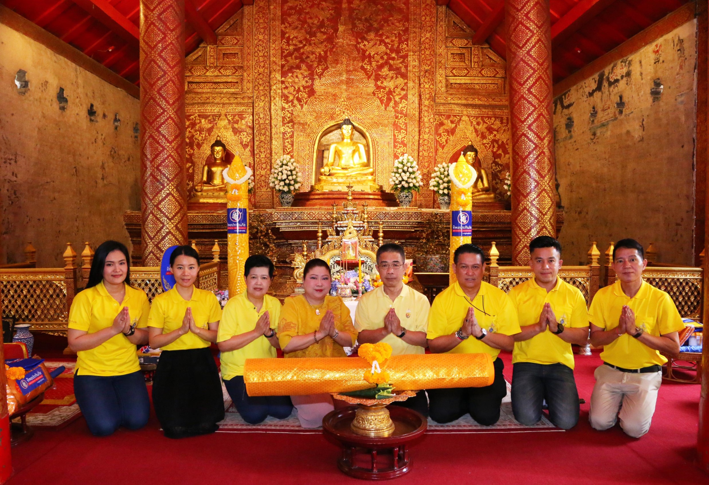 “พลังบุญทิพยร่วมสร้าง #128” ห่มผ้าพระมหาธาตุเจดีย์ (พระธาตุหลวง) วัดพระสิงห์วรมหาวิหาร เนื่องในวันอาสาฬหบูชา